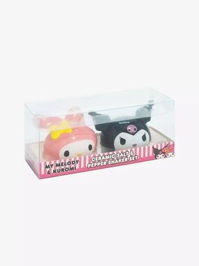 NIB - My Melody And Kuromi Sculpted Ceramic Salt and Pepper Set